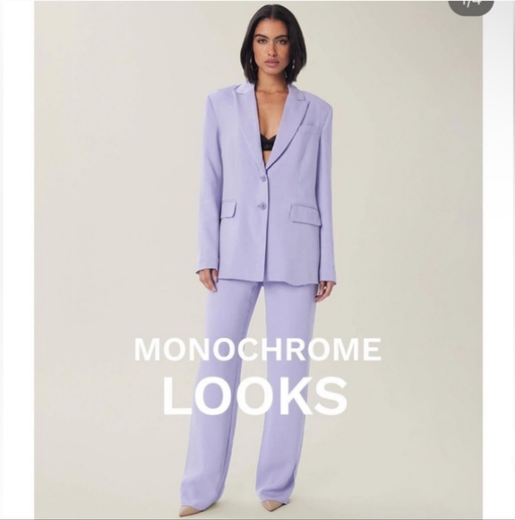 NWT LITA by Ciara x REVOLVE High Waist Trouser Pant in Purple Violet Tulip - Picture 10 of 14